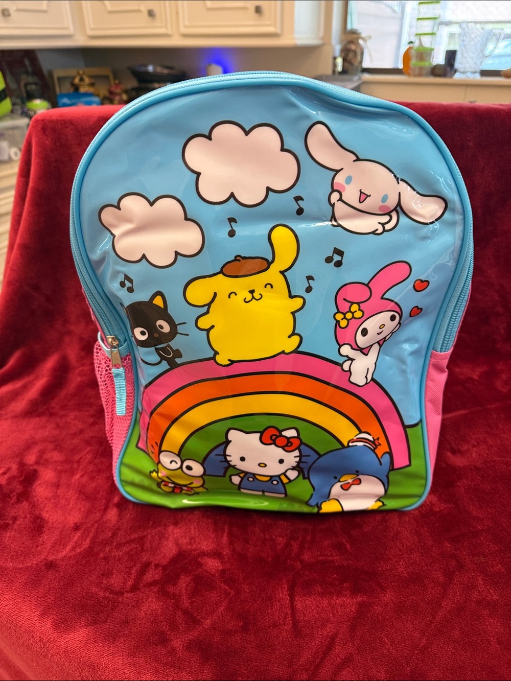 🐈NEW, HELLO KITTY AND FRIENDS 15" BACKPACK WITH SIDE POCKET 2024